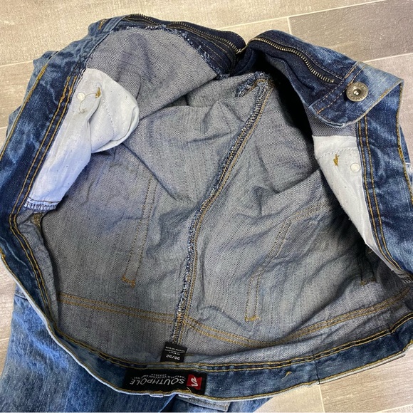 Southpole Baggy Jeans Men 42x32 * Distress 90s Y2K Blue Hip Hop Skater 82628 - Picture 15 of 16